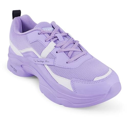 Campus Women's Raise Sneakers L.PRPL/WHT - 6UK/India