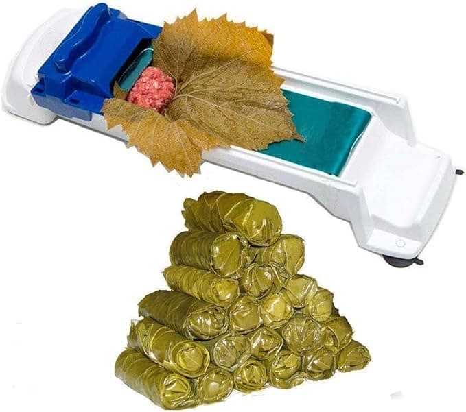 Vroxy Magic Food Wrapper Apparatus for Dolma Stuffed Cabbage Vegetable Lumpia Meat RollerSushi Dolmer Roller Leaf Rolling Tools 1Pcs