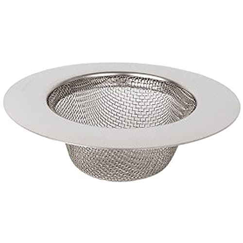 Durable Wire wash Basin Mesh Sink Basket Mesh Kitchen Stainless Steel Kitchen Sink Strainer (Inner Ring Size- 4 CM, Material-Stainless Steel)