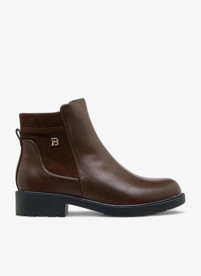 Women's Zip Closure Ankle Boots