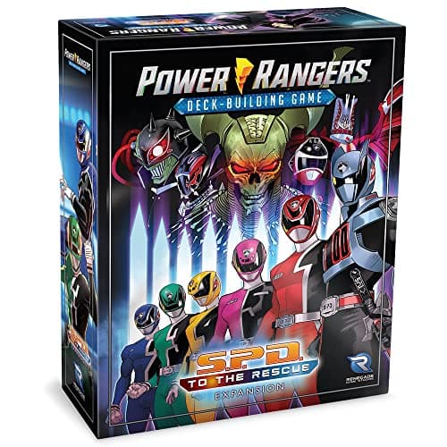 Renegade Game Studios Power Rangers DeckBuilding Game SPD to The Rescue Expansion Set Introduces Stackable Cards Renegade Game Studios 24 Players 3070 Mins Ages 14