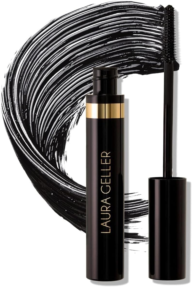 LAURA GELLER NEW YORK Kajal Longwear Mascara for Touching Defining Curling Buildable Formula Eye Makeup Innovative Curling Brush