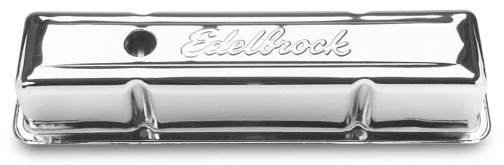 Edelbrock 4649 Signature Series Chrome Valve Cover