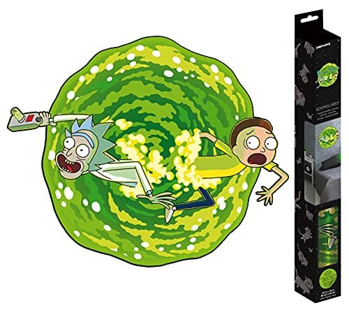 Trends International Rick & Morty Portal - ROOMSCAPES Poster Decal - 18'' X 24'' Multicolor