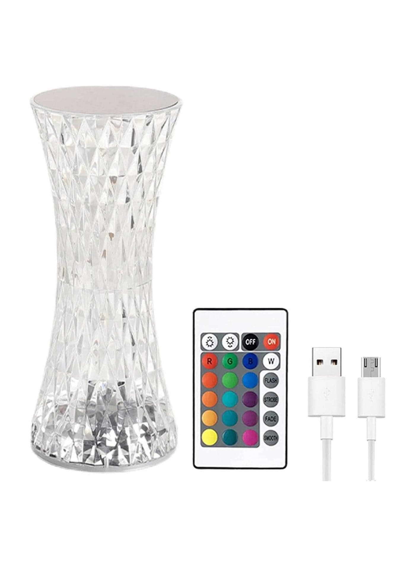 Crystal Lamp Humidifier Air Humidifier Touch Night Light Cool Fogger Mister LED Room Decor Lights Home Documents
