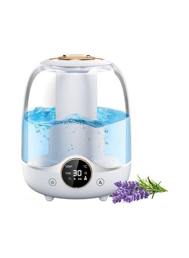 Humidifiers for Bedroom, 3L Quiet Cool Mist Humidifiers for Home Baby Nursery & Plants, Easy to Clean Ultrasonic Air Humidifier, Auto Shut-Off, Night Light, 7 Color Options