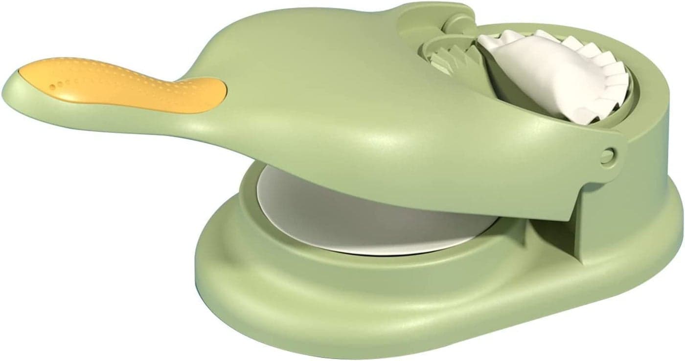 LYAWA 2 in 1 Puri and Momos Maker Machine with Handle, Manual Press Tool for Stuffed Momos, Dumplings, Gujiya, Samosa, Puri Pressing and Dough Shaping (Multicolor)