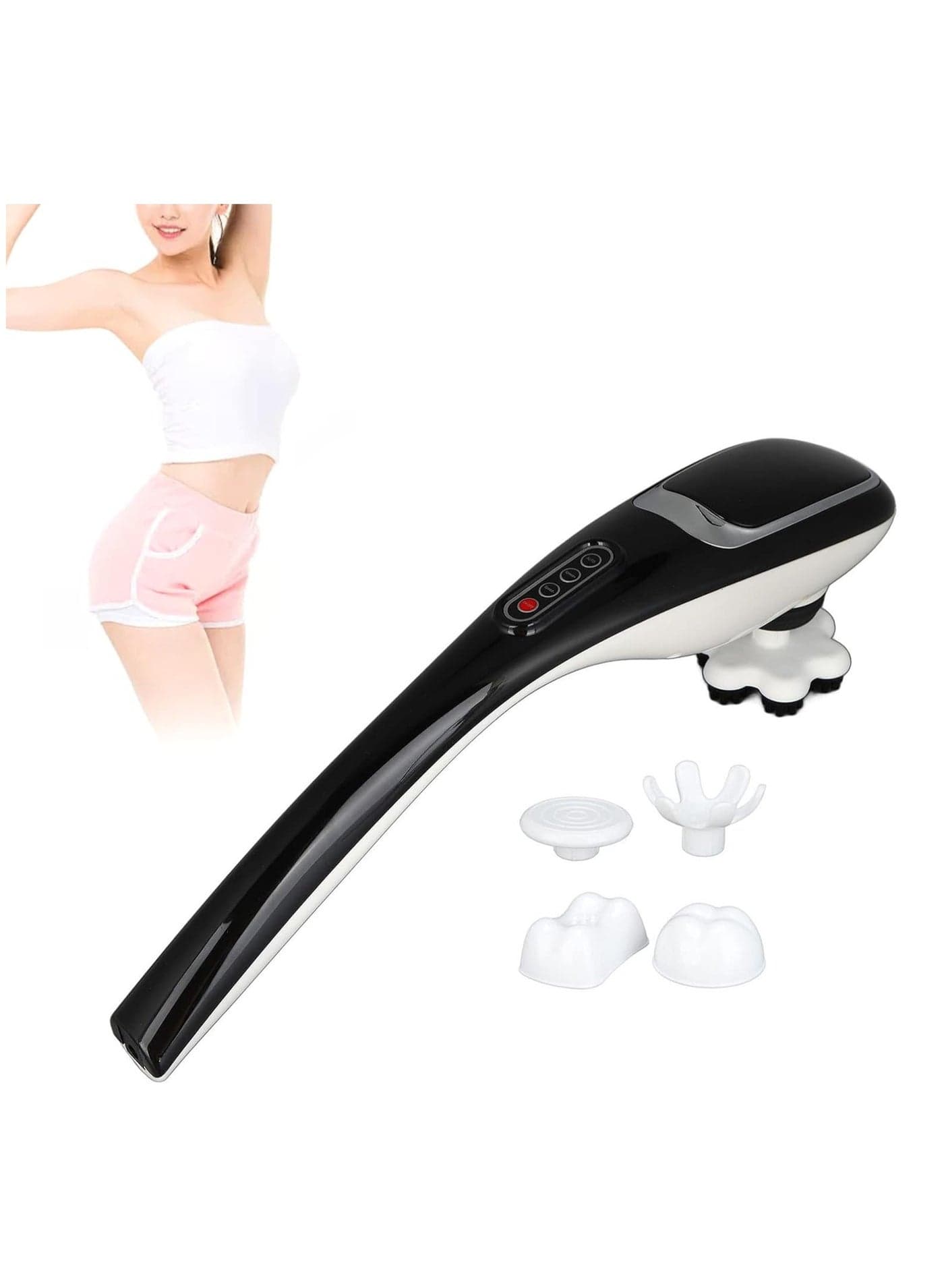 Double Double Head Massage Hammer with heat body massaging machine for regular use Massager