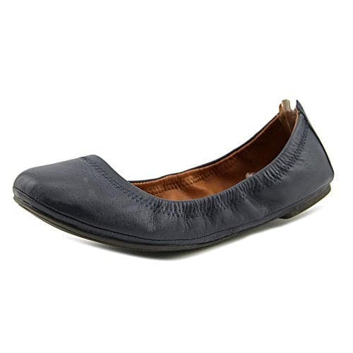 Lucky Brand Women's Emmie Ballet Flat, American Navy/Leather, 6.5