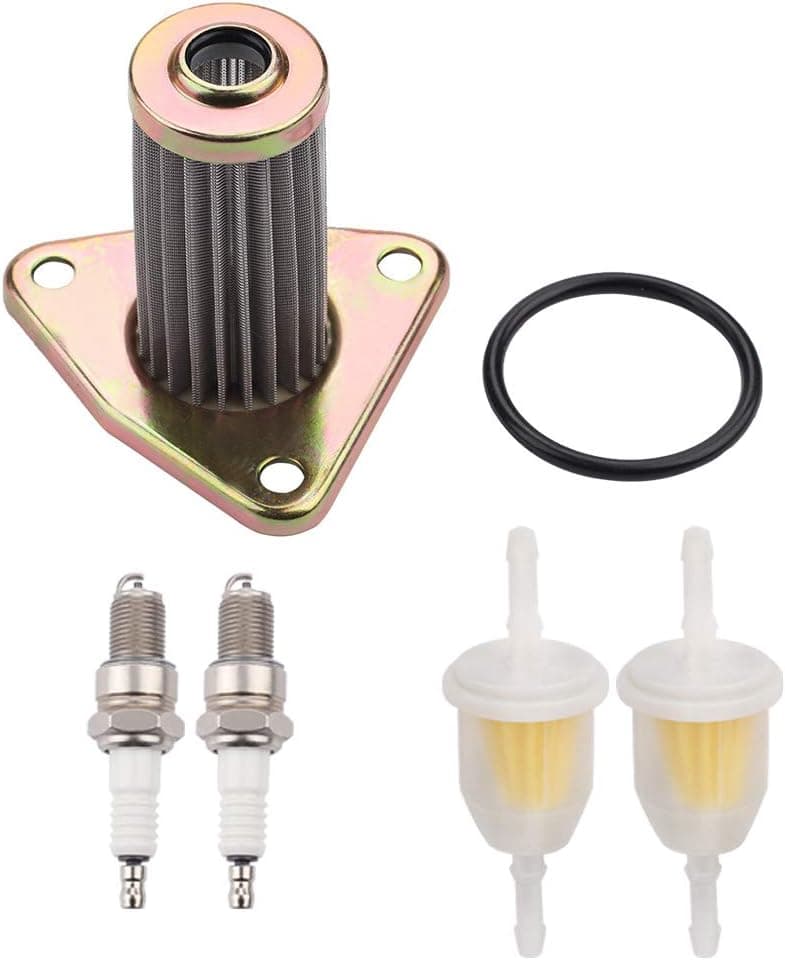 Tvent 26591G01 Oil Filter Replacement Kit for EZGO TXT Medalist Golf Cart 1991-2008