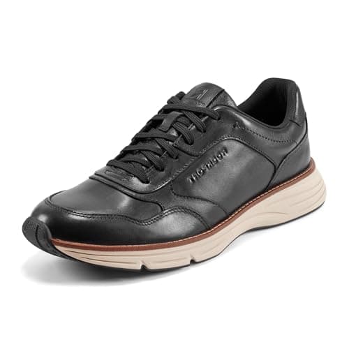 Rockport Men's Weston, Black Leather, 8 Medium