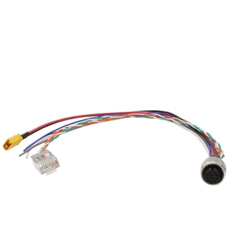 HangTon Ethernet Power Debugging Cable for DJI Livox Mid360 Mid70 Avia LiDAR Sensor 1 to 3 Splitter M12 Aviation 12Pin RJ45 XT30 Flying Leads 50cm