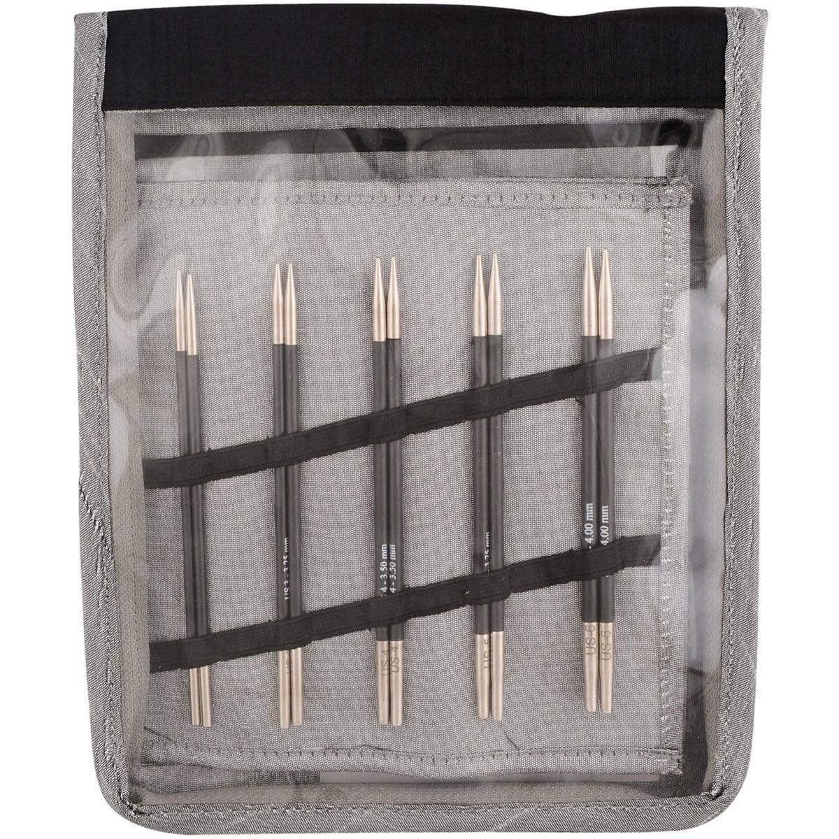 Knitters Pride Karbonz Deluxe Interchangeable Needles Set US 25 3 4 5 6 7 8 9 10