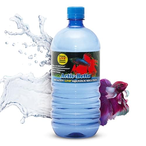 Activ Betta Bio-Activ Live Aqueous Solution - 33.8 fl oz - Ready-to-Use Water Conditioner, Supports Water Stability & Instant Cycling for Aquariums