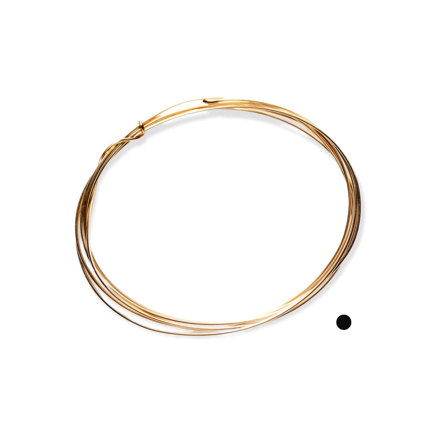 26 Gauge, 14/20 Yellow Gold Filled Wire Half Hard Round 14K Gold Filled Made in USA - 1 Ounce (76FT) by CRAFT WIRE