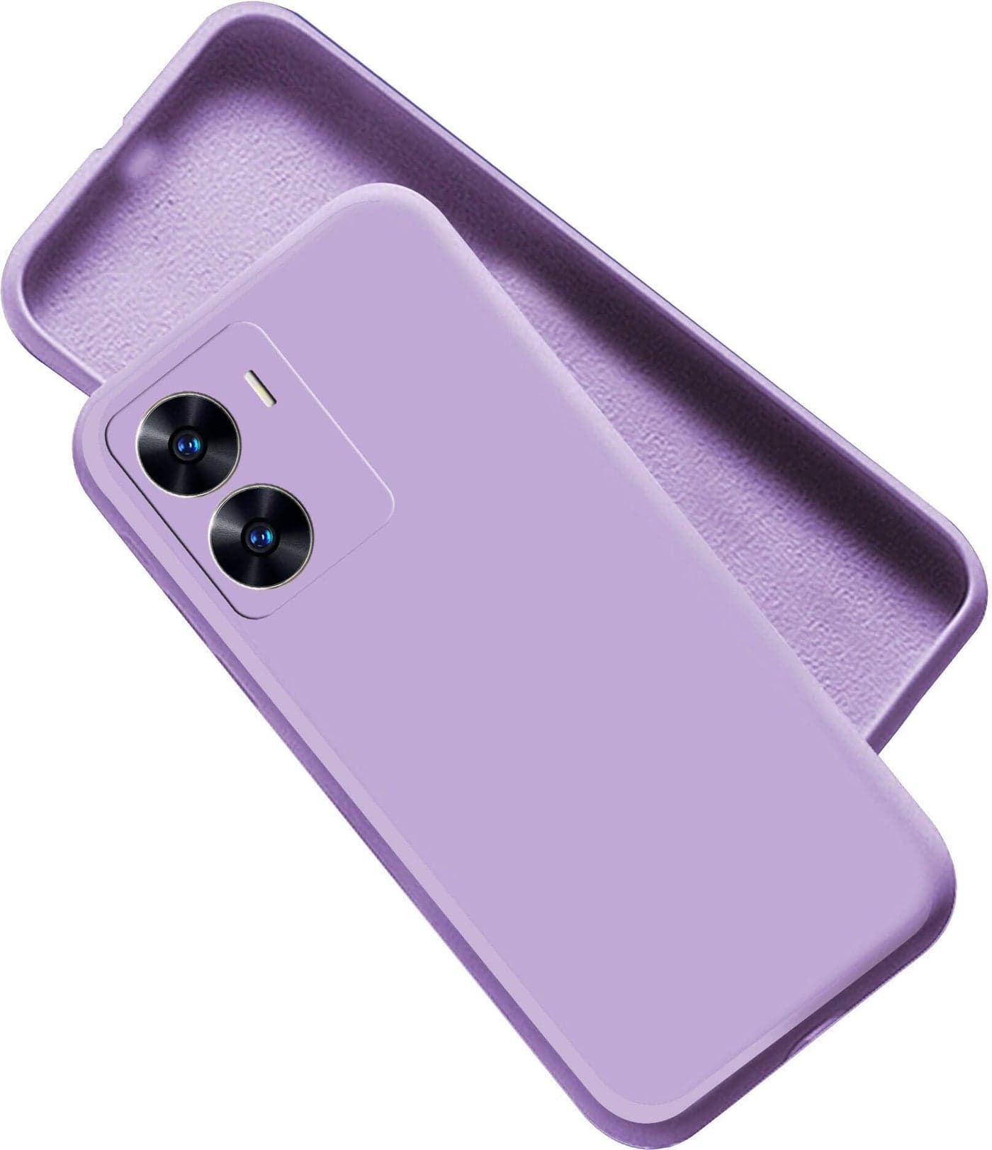 A rtistque Back Cover Case for Vivo T2X / Y56 / Y16 with Camera Protection | Shockproof TPU | Stylish Protective Design | Slim Fit | Ultra Matte | Vivo T2X / Y56 / Y16 Back Cover - Purple