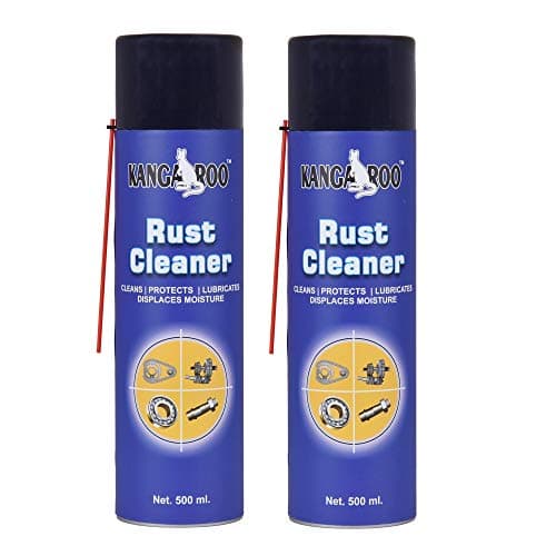 Kangaroo Rust Remover Spray Combo | Multipurpose 500ml Rust Cleaner & Lubricant | Penetrates & Removes Rust, Loosens Stuck Parts, Prevents Corrosion | for Automotive, Industrial & Home Use