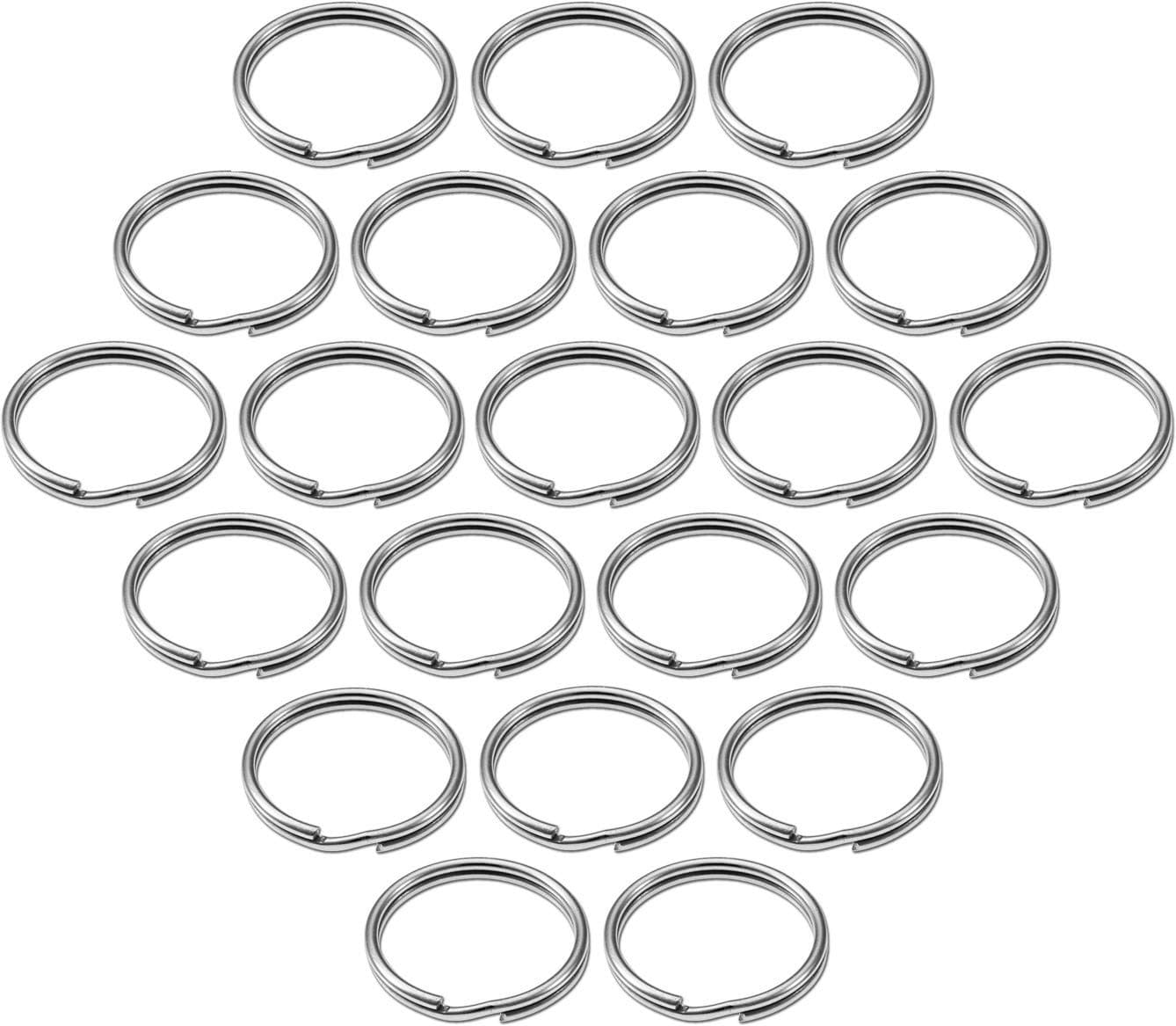 Lucky Line 2" Nickel Plated Steel Split Ring, 50 per Box (77000)
