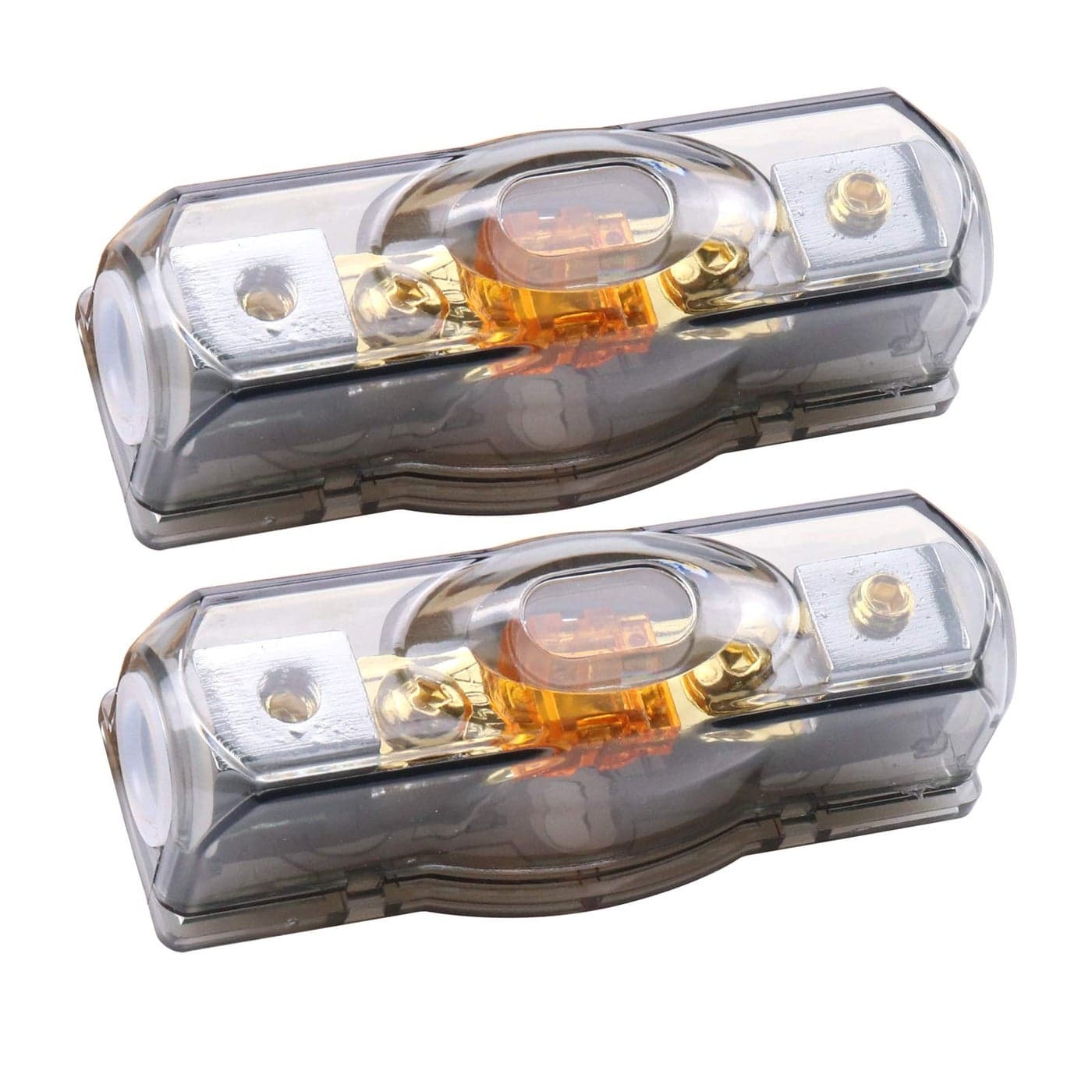 ZOOKOTO 2pcs 150A Car Audio Power Wire Fuse Holder Car Boat Marine Auto Fuse Box Block 4 Gauge 150 Amp