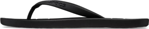 Crocs Unisex's Flip Flop, Black, US 11.5