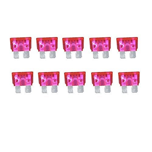 10 PCS 50A Medium Size Auto Fuse, Automotive Fuses Blade,The Fuse Insurance Insert The Insurance of Xenon lamp Piece Lights Fuse