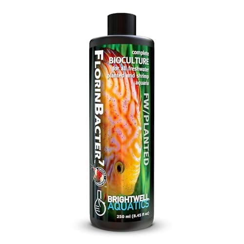 Brightwell Aquatics Florinbacter7 - Complete Bacteria Bioculture for Freshwater Shrimp, Fish, and Planted Aquariums, 250 ml (SFNB250)