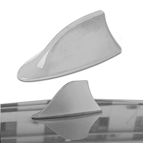 ASUBHA Car Shark Fin Antenna Cover, Stylish Shark Antenna for Car Decorations, Waterproof Antenna Cover Replacement Automotive Exterior Accessories for Signal Stabilization