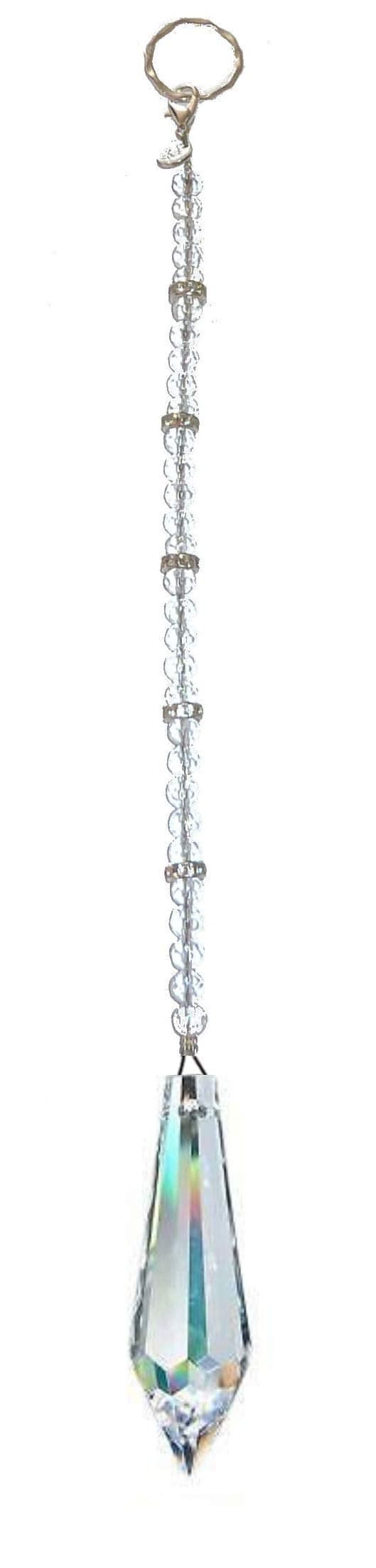 SunCatcher Crystal Rear View Mirror Car Charm Ornament Hanging Pendent 30mm Comes in a Gift Bag 1 38mm Icicle Crystal
