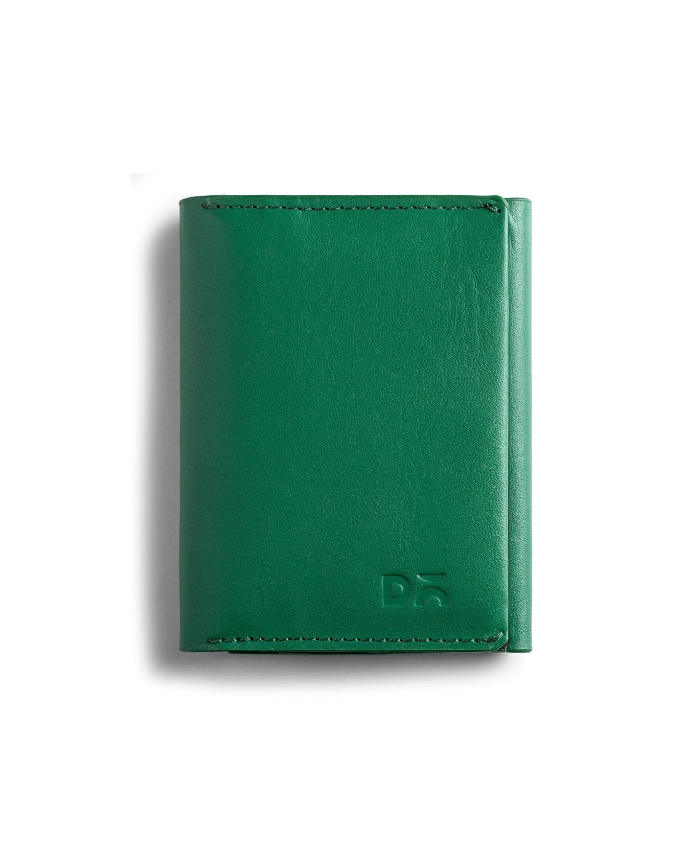 DailyObjects Green Even Wrap Card Wallet | Men Women | Premium Design | Full-Grain Leather | Handcrafted | Card Holder | 8 Cards Slots | Dual-Tone Colorways | Magnetic Closure