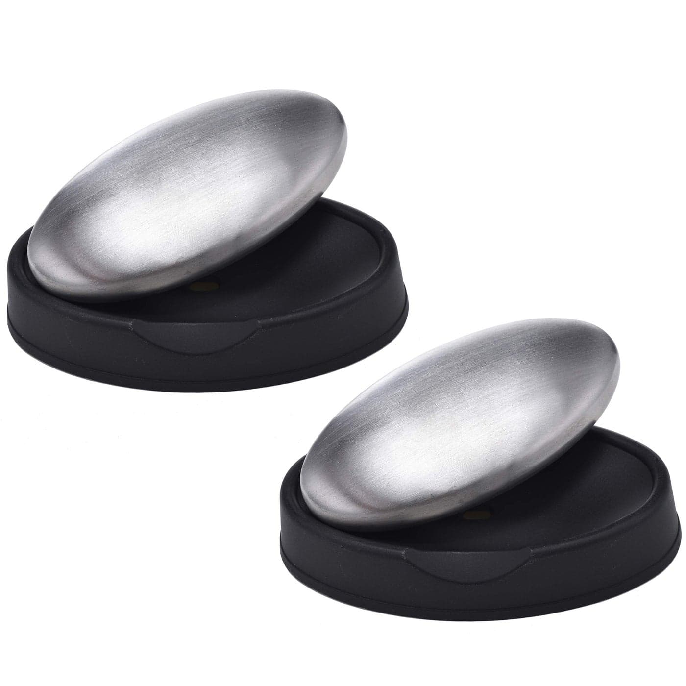 DOMG 2 Pack Stainless Steel Soap Bar Magic Soap Odor Remover Eliminating Smells like Onion Fish Garlic