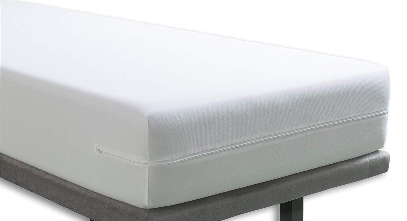 Fullcover Zipped Waterproof Mattress Protector Single90cms x 190cms x 23cms