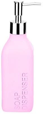 TOTO DEALS Premium Carved Soap Dispenser Design Liquid Soap Dispenser 1 Piece Material Ceramic Capacity 450ml Colour Pink