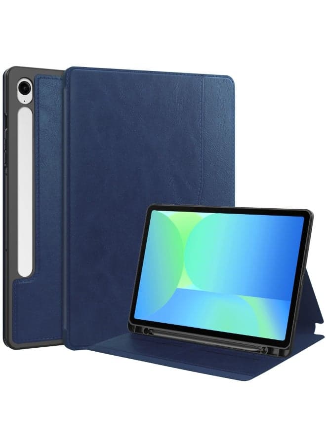Samsung Galaxy Tab S10 FE 10.9 inch 2025 Compatible Case (Models: SM-X520/X526B) Leather Tablet Case, Multi-Angle Display with On/Off Function