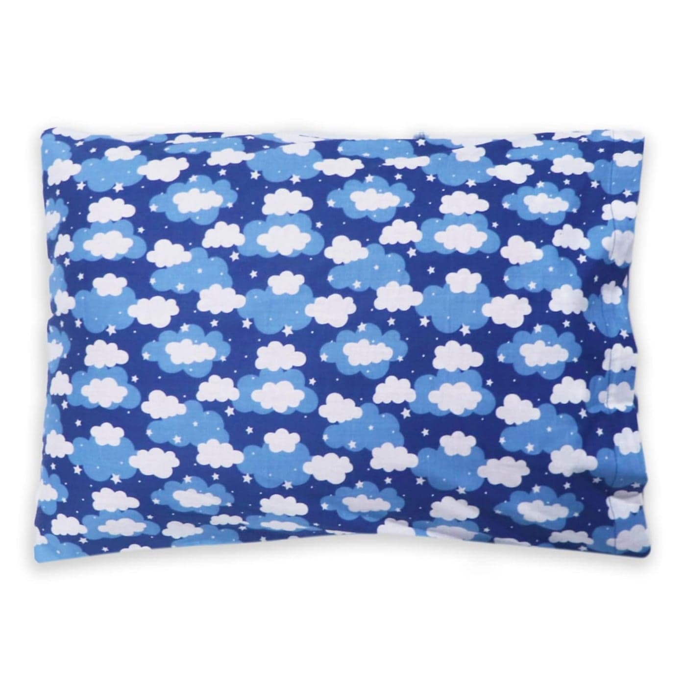 KRADYL KROFT Toddler Pillow with 100 Cotton Removable Cover 20 X 15 Inches Children Pillows Baby Pillows Blue Clouds