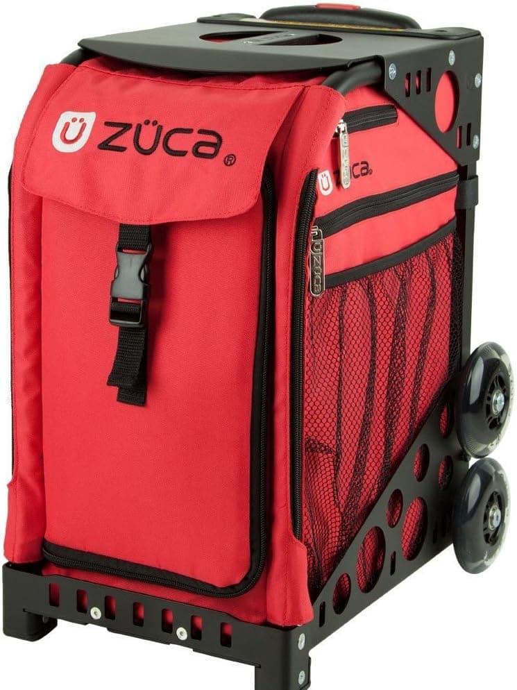 ZUCA Bag Chili Insert Black Frame wFlashing Wheels