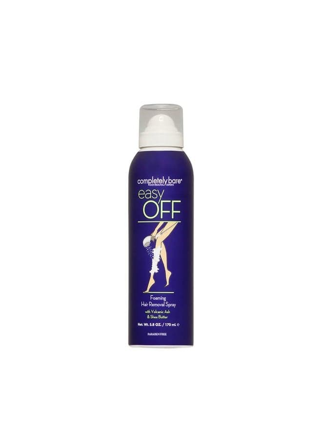 completely bare easy OFF Foaming Hair Removal Spray - Moisturizing Shea Butter & Aloe Vera