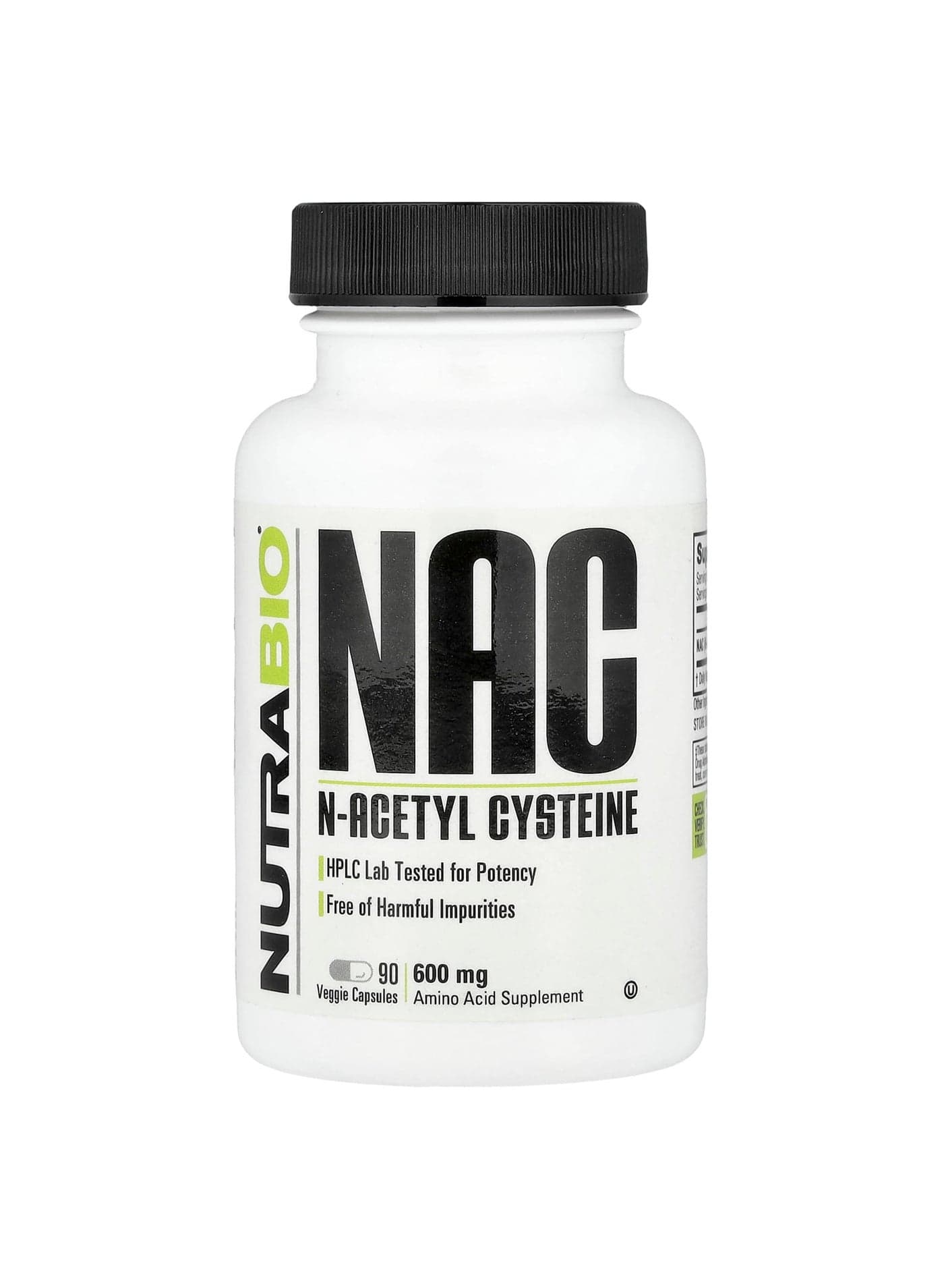 NAC, 600 mg, 90 Veggie Capsules