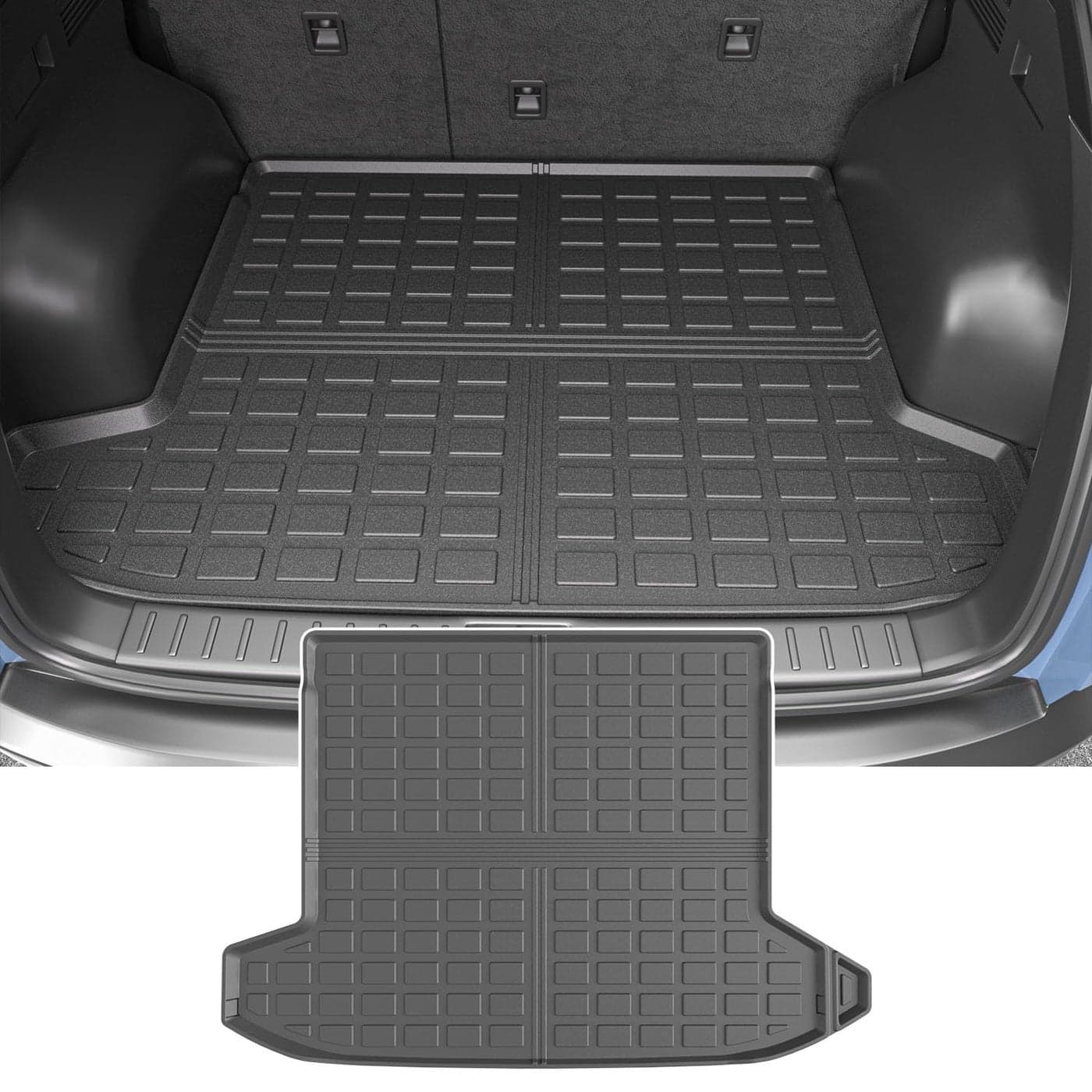 powoq Trunk Mat Compatible with 20222025 Hyundai Tucson Cargo Liner TPE Trunk Liner Fit with Optional Bose Premium Audio System Replacement for 20222024 2025 Hyundai Tucson Accessories Trunk Mat