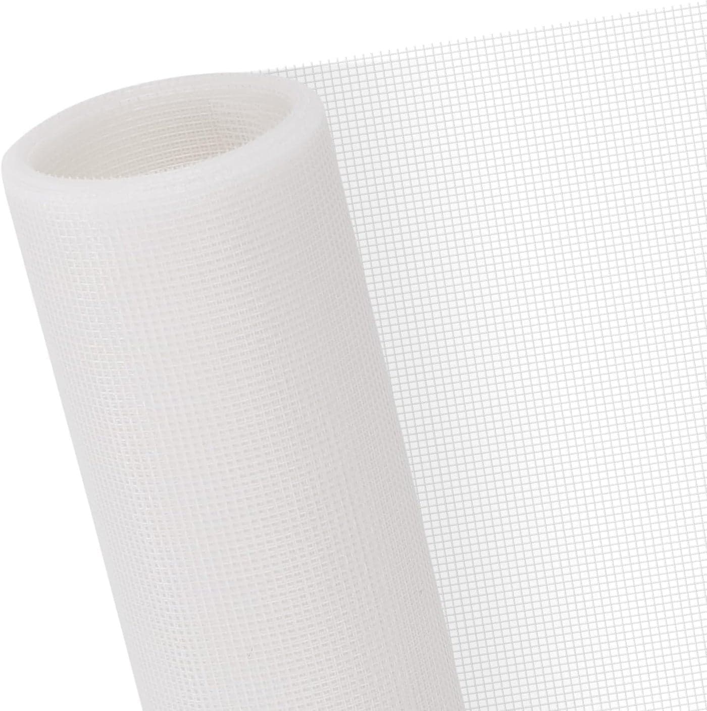 HOME BUY 5 Feet Height X 15 Feet Length Fiber Glass Mosquito Mesh Net for Windows,Home,Garden etc_Full Bundle/Roll_200 GSM_Grey Color ASECH (White, 5x15ft)