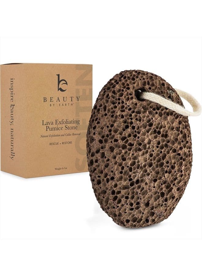 Pumice Stone for Feet Callus Remover (1Pc) - Foot Pumice Stone for Heavy Callused Feet Hands & Dead Skin - Natural Pumice Stones for Feet Foot Scrub for Pedicure & Cracked Heels