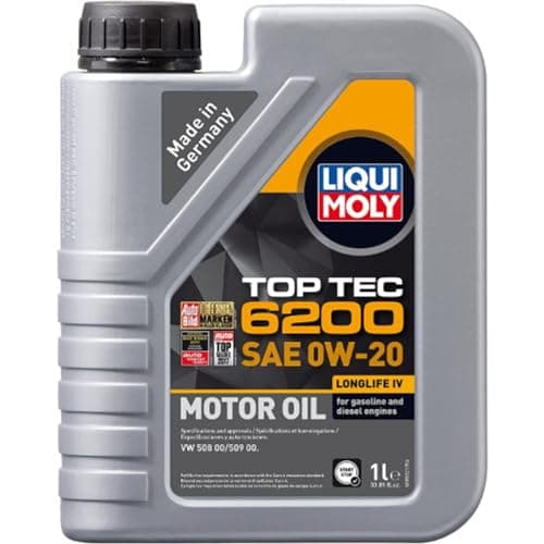 LIQUI MOLY Top Tec 6200 SAE 0W-20 | 1 L | Fully synthetic engine oil | SKU: 20236