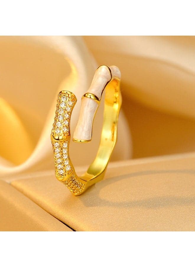 Fashion Niche High-End Personalized Adjustable Ring