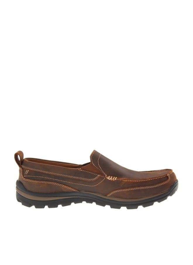 Skechers Men's Superior Gains, Dark Brown, 7.5