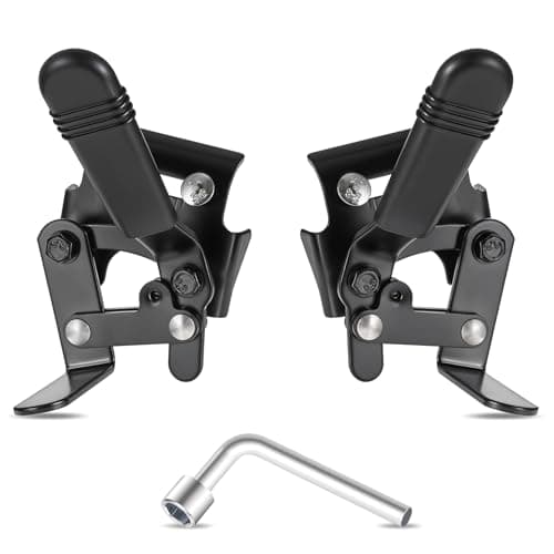 Hariendny Heavy Duty Wheelchair Brakes, Wheel Locks, Universal Brake Replacement Parts for 7/8" Tubing, Side Mount Bolt on Style (1 Pair)