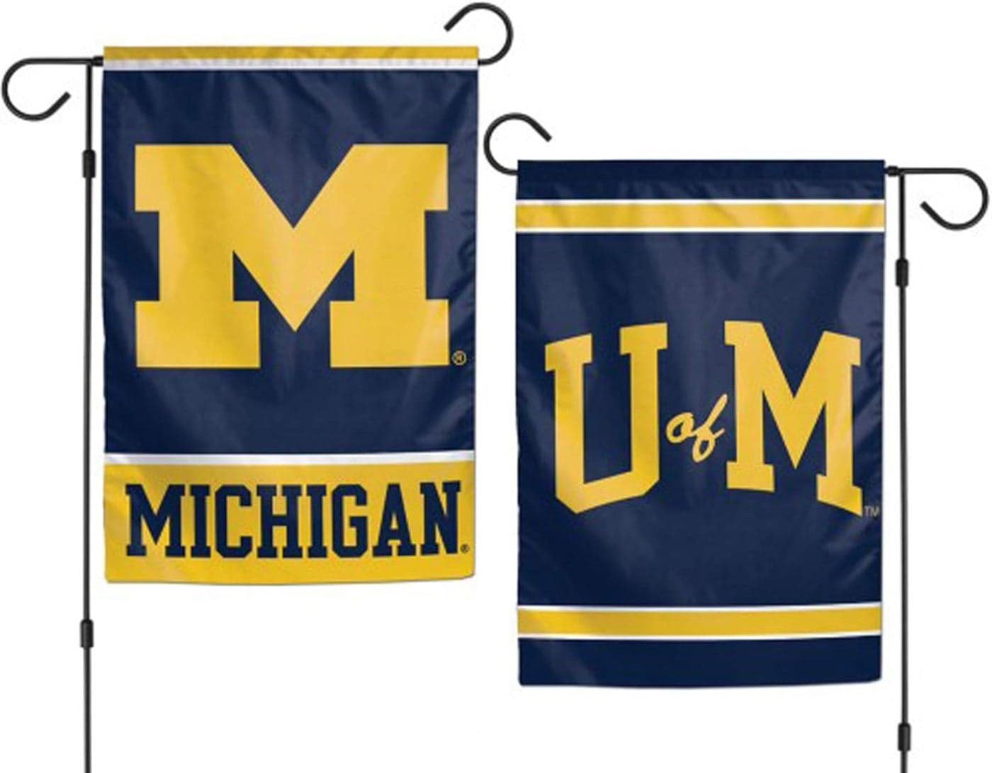 WinCraft NCAA Michigan Wolverines 12 x 18 inch 2Sided Garden Flag