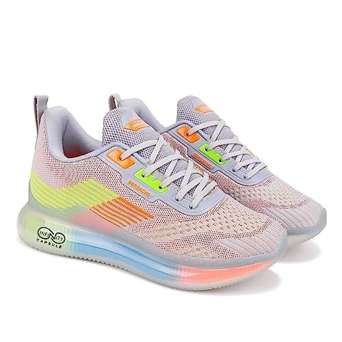 BERSACHE Premium Sports,Gym, Trending, Stylish Running Shoes for Men (Grey),9 UK