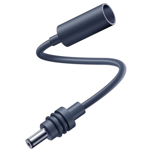 Starlink Mini DC Extension Cable 18CM, Waterproof Power Converter Adapter, Female to Male Plug, Replacement Accessories,Compatible with Starlink Mini Pipe Adapter & Original Power Cable