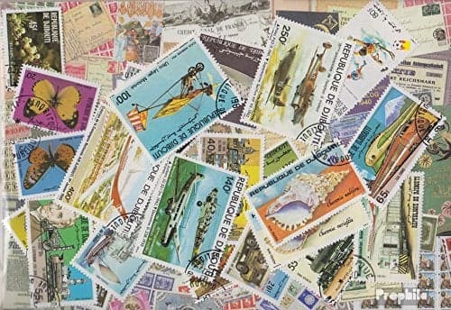 Prophila Collection Djibouti 25 Various Stamps Stamps for Collectors