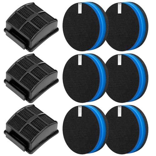 2998 Filter Replacement Kit Compatible with Bissell 2998 Multiclean Lift-Off Pet Vacuum, Fit for Bissell 2998 2999 2849 3000 3057 28492 31259 3399 2852 31269 3125W Vacuum, Part 1625641 (3+6 Pack)