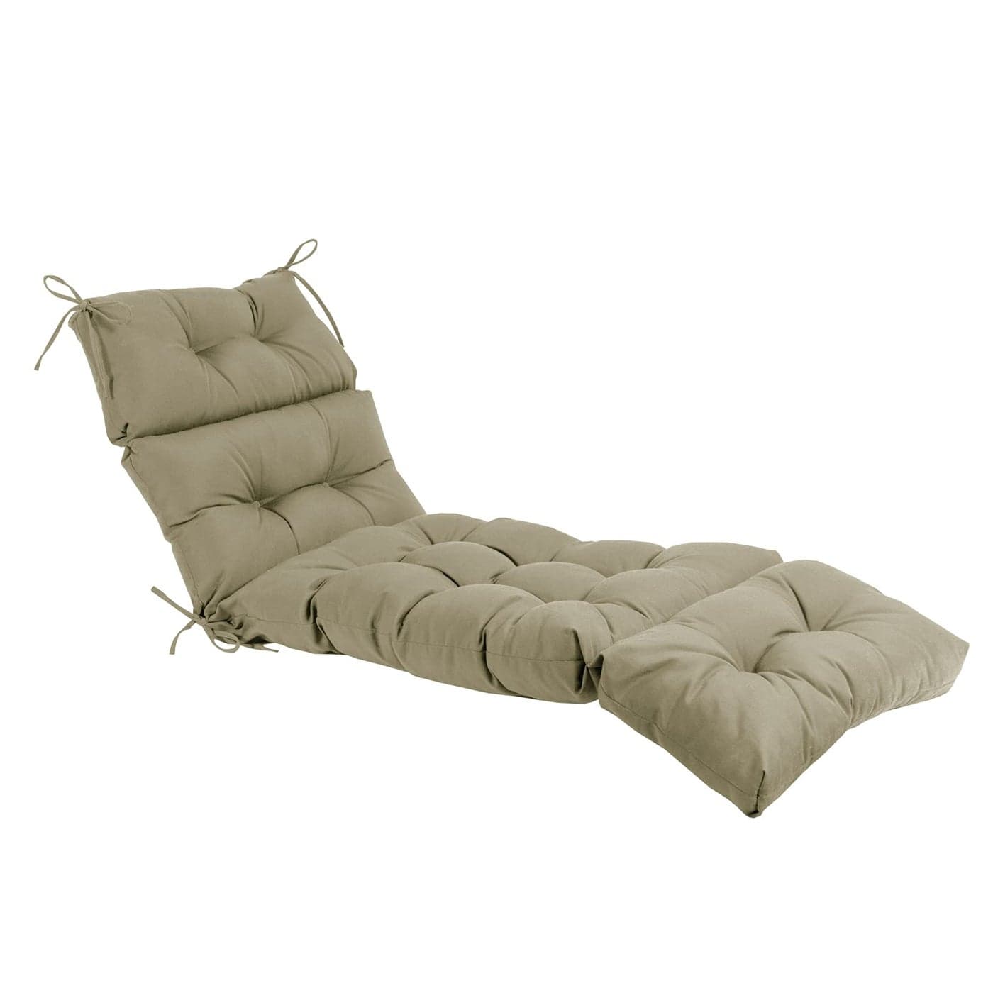 QILLOWAY IndoorOutdoor Chaise Lounge CushionSpringSummer Seasonal Replacement Cushions Beige
